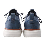 Noxwear - New Shoes for Men Leather Casual Shoes Fashion Breathable Brogues Sport Shoes Street Cool Chunky Sneakers