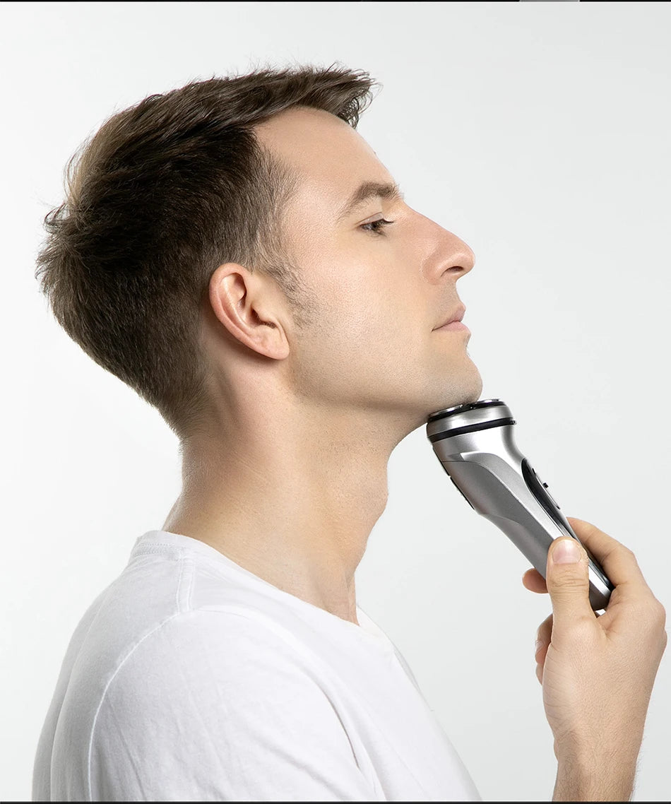 Noxwear - ENCHEN Blackstone Electrical Rotary Shaver for Men 3D Floating Blade Washable Type-C USB Rechargeable Shaving Beard Machine