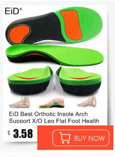 Noxwear - Premium Orthotic Gel Insoles Orthopedic Flat Foot Health Sole Pad For Shoes Insert Arch Support Pad For Plantar fasciitis Unisex