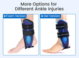Noxwear - VELPEAU Ankle Splint Brace for Foot Support, Fracture and Sprain, Adjustable Stirrup Ankle Immobilizer, Two Models Can be Choose