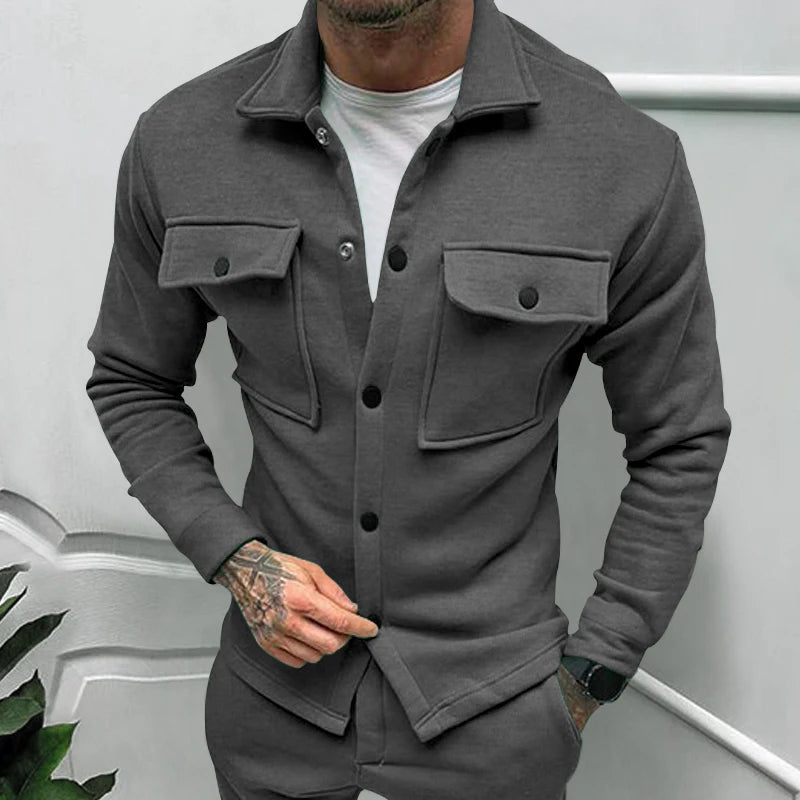 Noxwear -  Cross Border Amazon Winter New Men's Fleece Jacket Fashion