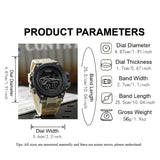 Noxwear - Multifunction Men's Sports Watch Waterproof Luminous Alarm Clock Men LED Digital