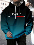 Noxwear - The new men's hooded sweatshirt for the autumn of 2025 is casual and fashionable The 3D letter print is soft and comfortable