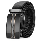 Noxwear - OYIFAN Men Belt Genuine Leather Belt for men Automatic belts Adjustable waistband Business belts 허리띠