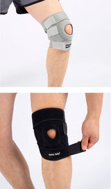 Noxwear - JASONTUTU 1PCS Breathable Four Spring Knee Support Brace Kneepad Adjustable Patella Knee Pads Safety