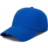 Noxwear - Hat Men Spring Summer Solid Color Mesh Cap Baseball Cap Women Autumn Korean Edition Sunscreen Hat Mesh Breathable Peaked Cap