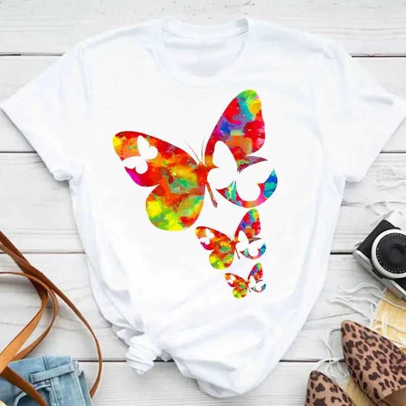 Noxwear - Butterfly Petal Graphic Tee