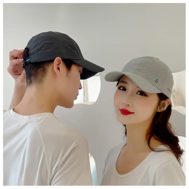 Noxwear-Original Design Running Cap Thin Quick Drying Breathable Duck Tongue Outdoor Men's Sun Summer Fishing Avisor Baseball Cap