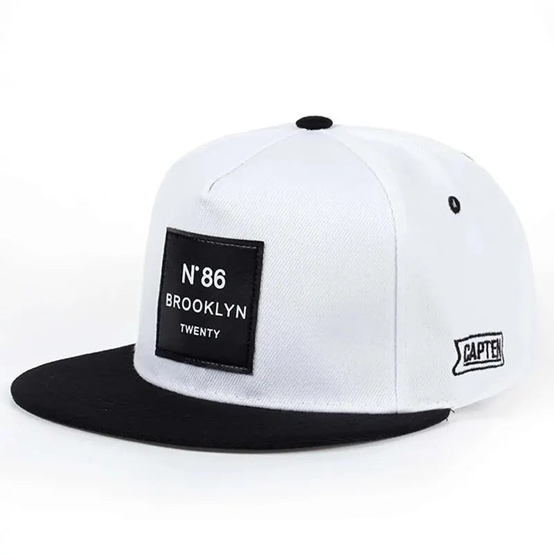 Noxwear - Unisex Brooklyn Print Label Embroidery Hip-hop Hats Outdoor Adjustable Casual Baseball Caps Sunscreen Hat