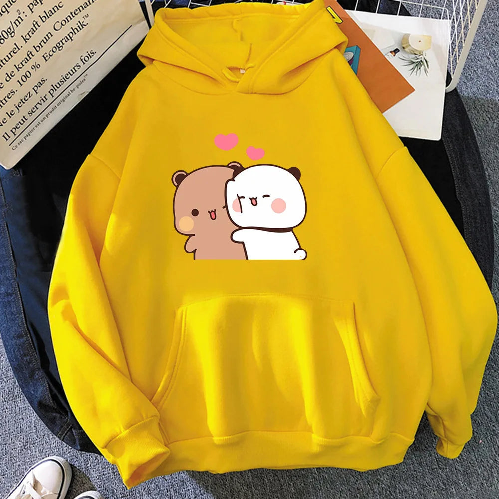 Noxwear - 2025 Spring and Autumn New Fabric and Dudu Anime Cute Hoodie Spring and Autumn Couple Casual Long Sleeve Hoodie