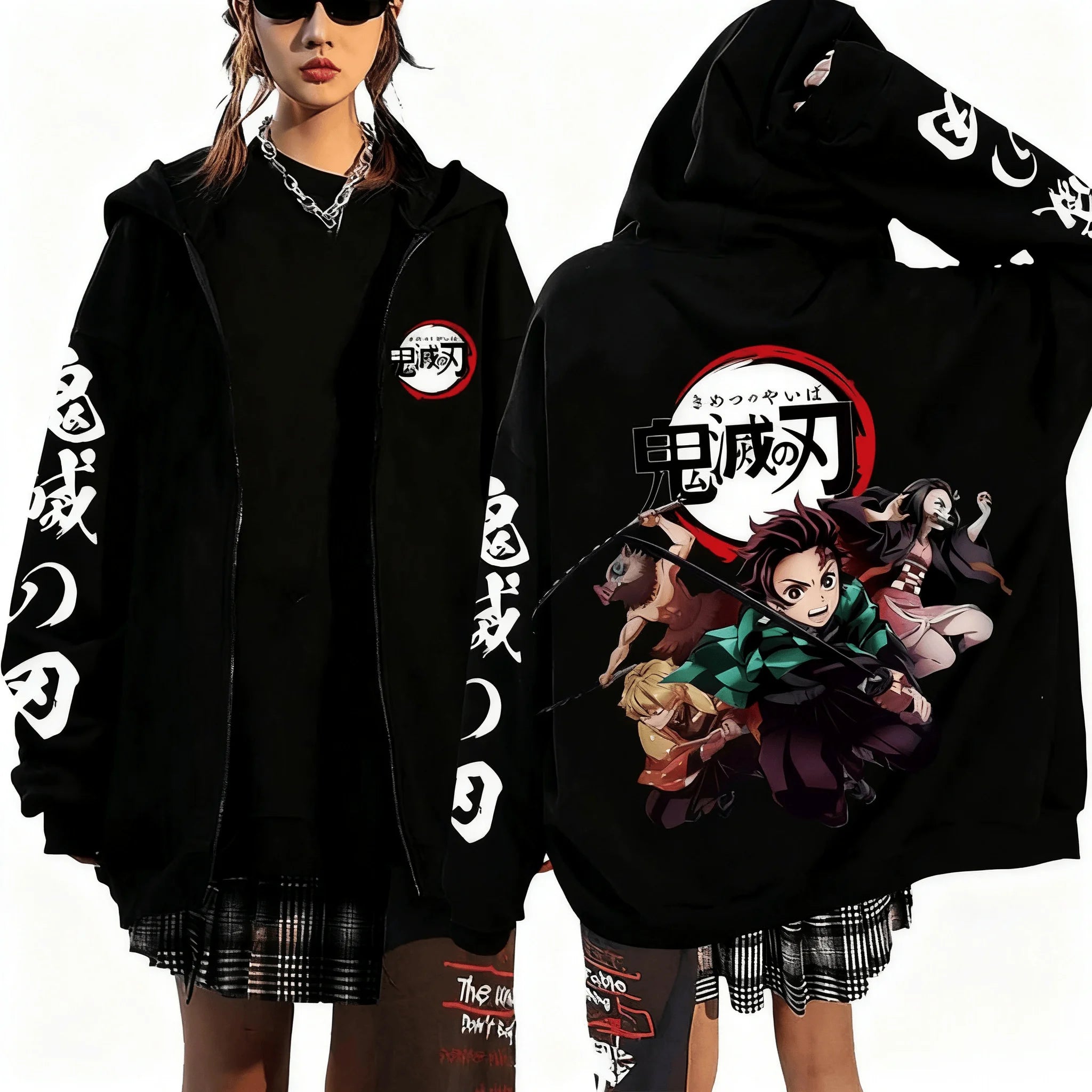 Noxwear - Devil Killer Anime Zipper Hoodie Men's and Women's Sportswear Street Wear Autumn and Winter Fashion