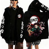 Noxwear - Devil Killer Anime Zipper Hoodie Men's and Women's Sportswear Street Wear Autumn and Winter Fashion