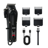 Noxwear - T9 Vintage Men's Electric Hair Clipper Beard Trimmer/Rechargeable Hair Cutting Machine With Nose Hair Trimmer Kit Boyfriend Gift