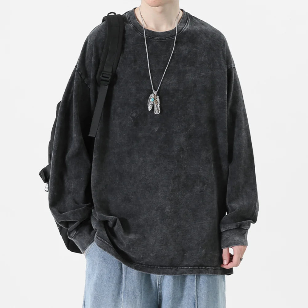 NoxWear - Retro Oversized Long Sleeve Tee