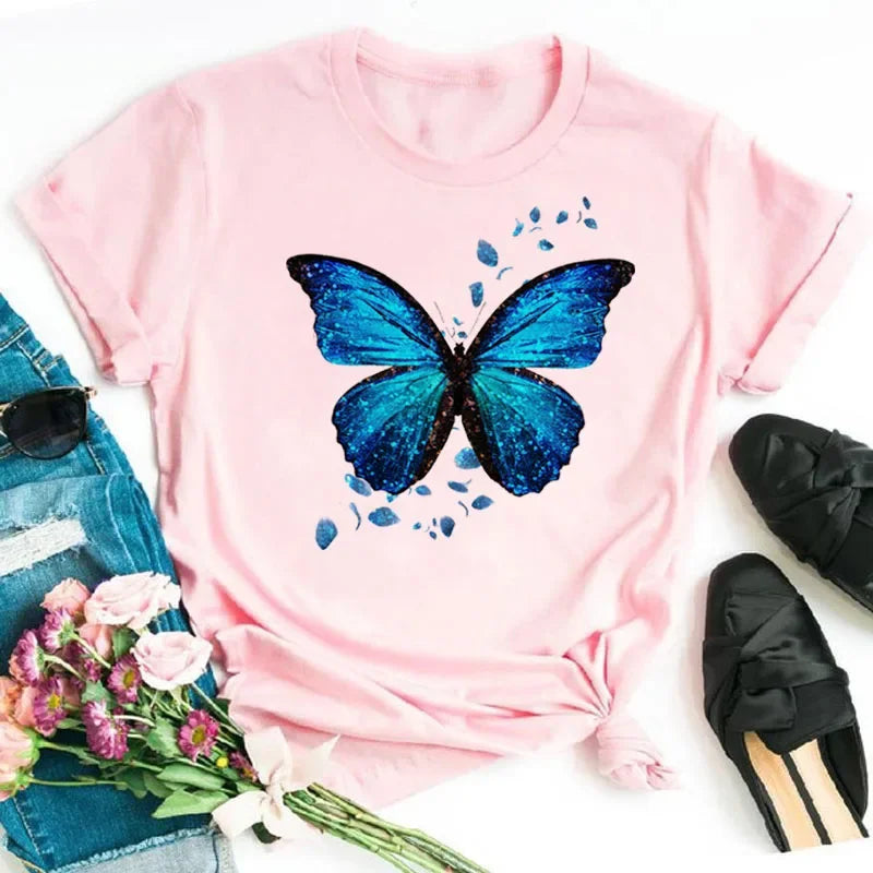 Noxwear - Butterfly Petal Graphic Tee