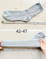 Noxwear - HSS 5/10 Pairs Men's Cotton Blend Socks Black Business Men Socks Soft Breathable Summer Winter for Male Socks Plus Size (6.5-14)