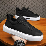 Noxwear - Mens Canvas Shoes 2025 Summer New Comfortable Breathable Casual Board Shoes Platform Heightening Sneakers Men zapatillas hombre