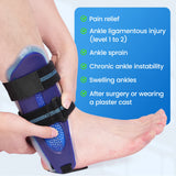 Noxwear - VELPEAU Ankle Splint Brace for Foot Support, Fracture and Sprain, Adjustable Stirrup Ankle Immobilizer, Two Models Can be Choose