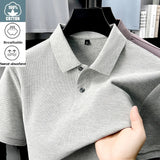 Noxwear - Men's 100% Cotton Polo Shirt - Summer Casual Breathable Tee,19 Colors,Ideal for Golf and Sports,Business Casual,Silk-Like Finish
