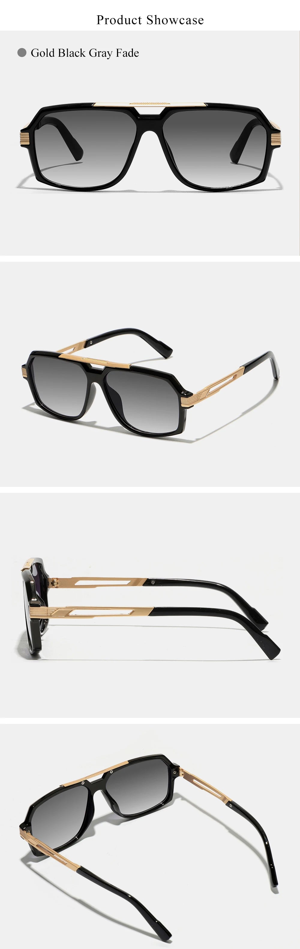 Noxwear - Ruiao Double-Bridge Pilot Sunglasses