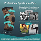 Noxwear - Copper Knee Brace for Arthritis Pain & Support-Copper Knee Sleeve for knee pain Compression sleeve for Sports,Knee Pain Relief