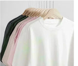 Noxwear - Men's and Women's Patterned Top Multi-purpose Loose T-shirt Pure Cotton 2025 Summer New Short Sleeved Sailor Collar Print