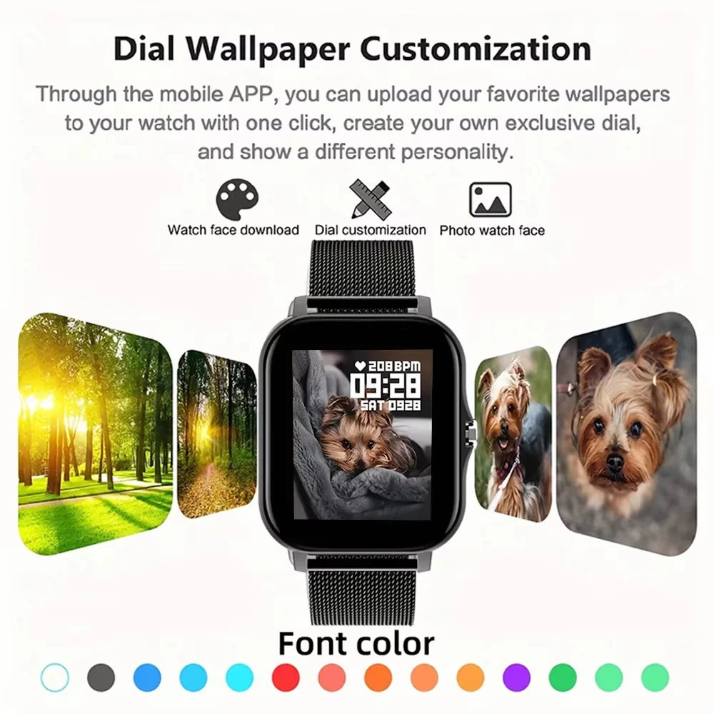 Noxwear - LAXASFIT 2026 New Y13 Pro Max Smart Watch Gift Full Touch Screen Sports Fitness Watch Bluetooth Talk Digital Smartwatch