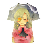 Noxwear - Summer Hot selling Anime Character Creative Design 3D Printing Cool and Personalized Fashion T-shirt