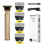 Noxwear - T9 LCD Electric Hairdresser Oil Shaving Head Electric Pusher Carving