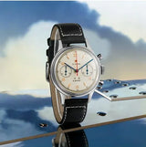 Noxwear - Men's watches 1963 pilot automatic watch 42mm waterproof retro quartz chronograph vintage dress watch