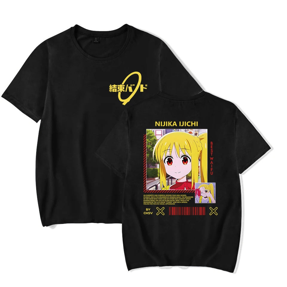 Noxwear - Classic Special TShirt Bocchi the Rock Gotou Hitori Manga Shirt Anime Comfortable Hip Hop Graphic T Shirt Short Sleeve Tees