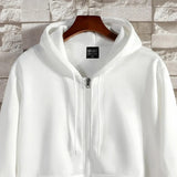 Noxwear-Zipper Hoodies Autumn Winter Men's New Long Sleeve Hooded Sweatshirt Fashion Casual Male Outfit Sportwear Loose Fit Clothes