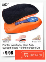 Noxwear - Premium Orthotic Gel Insoles Orthopedic Flat Foot Health Sole Pad For Shoes Insert Arch Support Pad For Plantar fasciitis Unisex