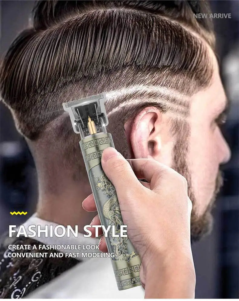 Noxwear - Retro T9 Original Haircutting Machine Set Jackets Trimmer Men's Electric Shaver Male Lence Pro Barber Shaver for Sensitive Areas