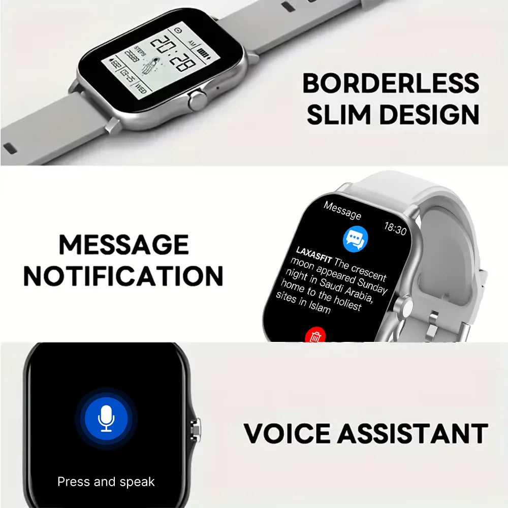 Noxwear - LAXASFIT 2026 New Y13 Pro Max Smart Watch Gift Full Touch Screen Sports Fitness Watch Bluetooth Talk Digital Smartwatch
