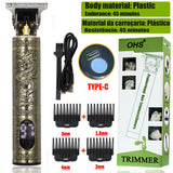 Noxwear - Vintage T9 Hair Clipper Beard Shaving Body Hair Trimmer Clippers Electric Men Haircut Machine 0mm Barber Shaver