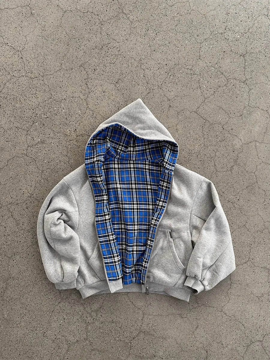 Noxwear - Luxury Reversible Plaid Hoodie