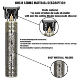 Noxwear - Vintage T9 Hair Clipper Beard Shaving Body Hair Trimmer Clippers Electric Men Haircut Machine 0mm Barber Shaver