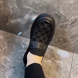 Noxwear - 2025 Autumn New British Style Mens Casual Shoes Fashion Trend Board Shoes Male Flat Shoes Platform Business Casual Loafers Mens