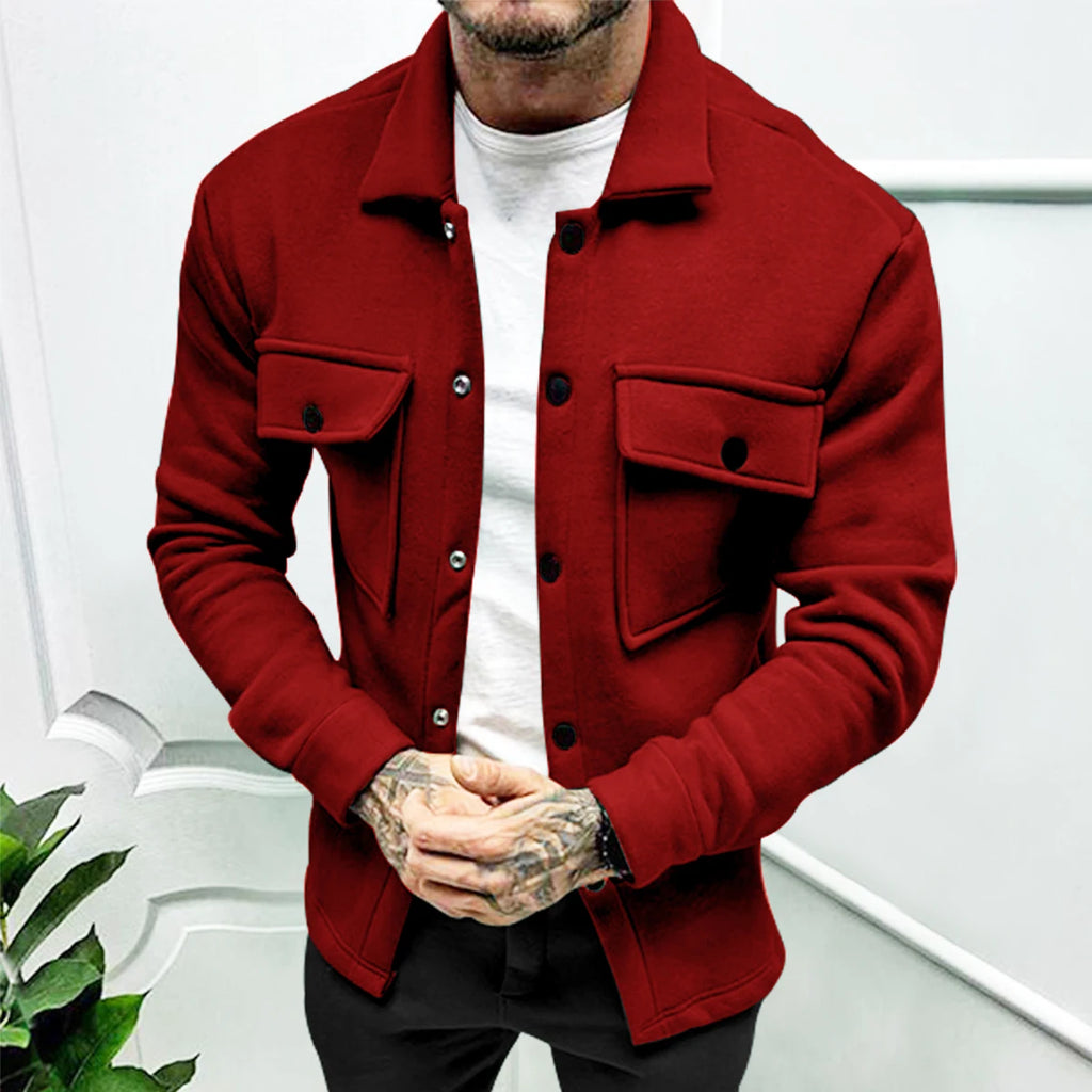 Noxwear -  Cross Border Amazon Winter New Men's Fleece Jacket Fashion