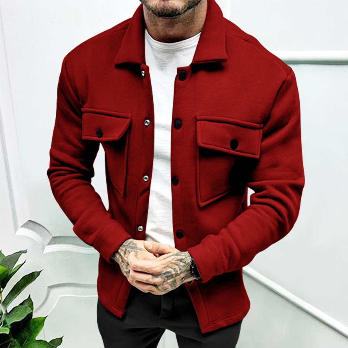 Noxwear -  Cross Border Amazon Winter New Men's Fleece Jacket Fashion