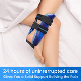 Noxwear - VELPEAU Ankle Splint Brace for Foot Support, Fracture and Sprain, Adjustable Stirrup Ankle Immobilizer, Two Models Can be Choose