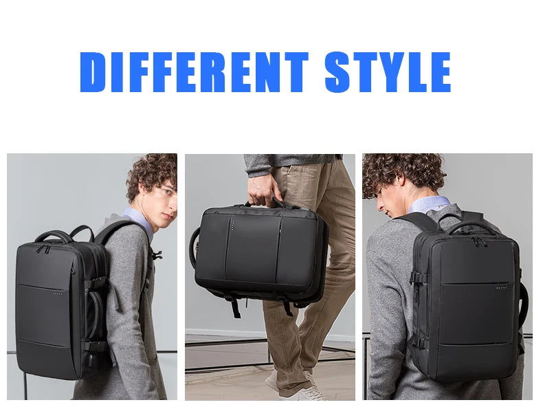Noxwear - Bange Travel Backpack, Backpack School Expandable USB Bag Large Capacity 17.3 Laptop Waterproof