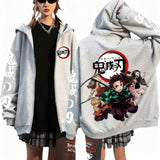 Noxwear - Devil Killer Anime Zipper Hoodie Men's and Women's Sportswear Street Wear Autumn and Winter Fashion