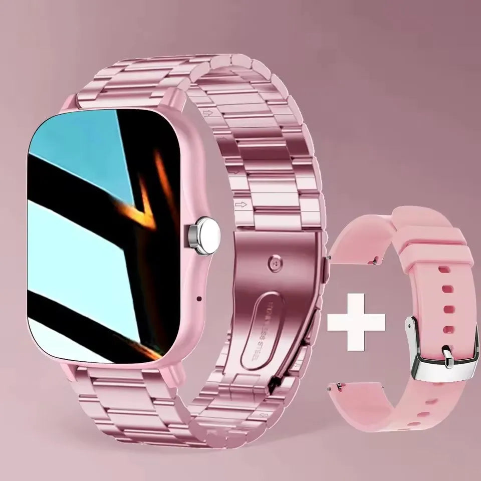 Noxwear - New Smart Watch 2.01 Inch HD Display Answer Make Call Message Preview Sport Modes smartwatch DIY Dial Weather Forecast Men Women