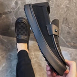 Noxwear - 2025 Autumn New British Style Mens Casual Shoes Fashion Trend Board Shoes Male Flat Shoes Platform Business Casual Loafers Mens