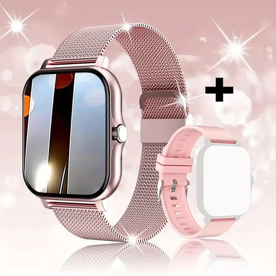 Noxwear - New Smart Watch 2.01 Inch HD Display Answer Make Call Message Preview Sport Modes smartwatch DIY Dial Weather Forecast Men Women