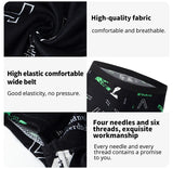 Noxwear - 4/10piece Men's European And American Size Printed Fashionable Underwear Comfortable Plus Size Boxer Shorts Casual Sports Shorts