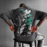 Noxwear - Zoro Anime Men's Women's Short Sleeve T-shirts New Summer Cotton Streetwear Casual Tops Graphic Tee Oversized Y2k Clothes