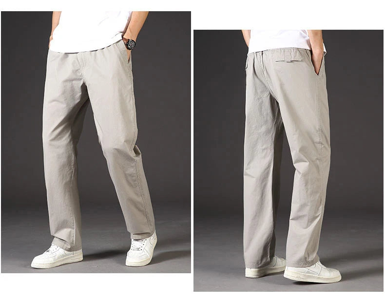 Noxwear - Men's Cargo Pants Summer Spring Cotton Work Wear New In Large Size 6XL Casual Climbing Joggers Sweatpants Hombre Autumn Trousers